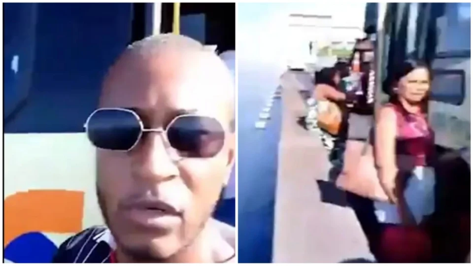 VÍDEO: Motorista de ônibus passa mal e quase cai de ponte no RJ