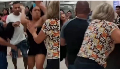 VÍDEO: mulheres brigam em loja no Centro de Manaus com suposta ‘arma branca’