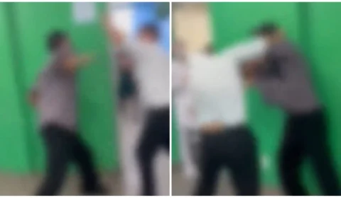 VÍDEO: paciente e funcionário trocam socos dentro de SPA em Manaus