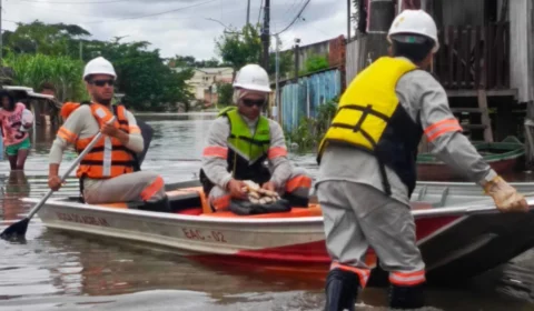 Mais de 7 mil consumidores estão sem energia por conta da cheia dos rios no Acre