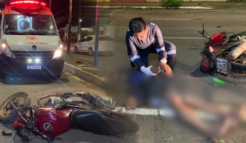 Acidente entre motociclistas deixa duas pessoas feridas no Acre