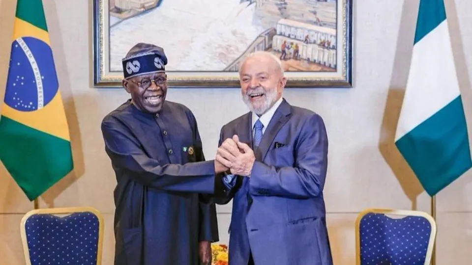 Lula e Bola Tinubu debatem parceria comercial entre Brasil e Nigéria