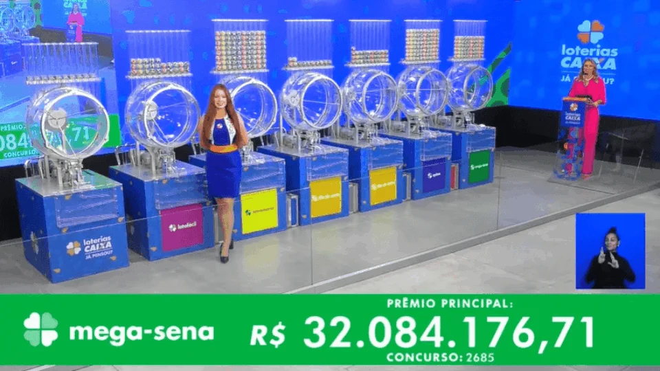 Confira os números sorteados na Mega-Sena 2.685 nesta terça (6)