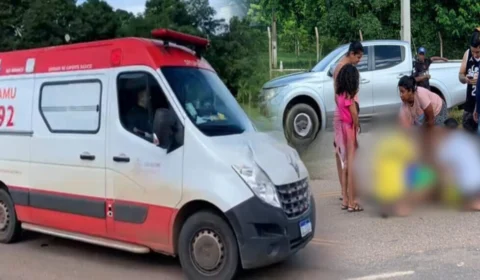 Idosa é atropelada por camionete na rodovia AC-40 no Acre