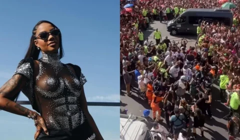 Carnaval: Ludmilla encerra bloco após foliões passarem mal devido ao calor