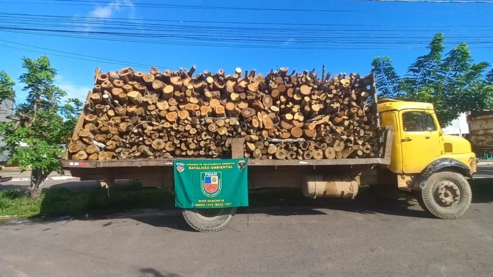 Crime ambiental: BPAmb apreende madeira e serralheria ilegal no AM