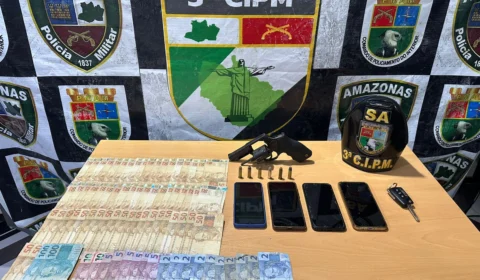 Quinteto é preso após assalto em posto de gasolina em Itacoatiara-AM