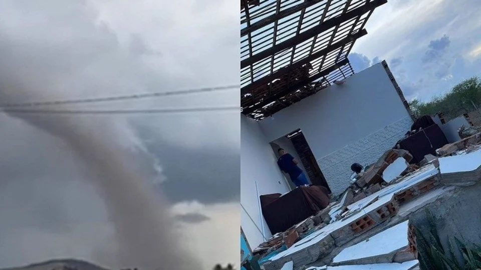 VÍDEO: tornado assusta moradores em município de Alagoas