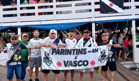 Vasco: torcedores de Parintins viajam 26h para assistir jogo em Manaus
