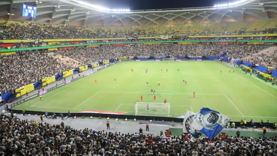 Vasco X Audax: público manauara fica abaixo de capacidade total da Arena da Amazônia