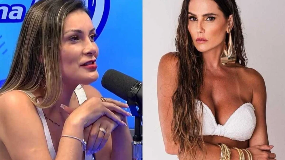 Andressa Urach faz proposta “indecente” para a atriz Deborah Secco