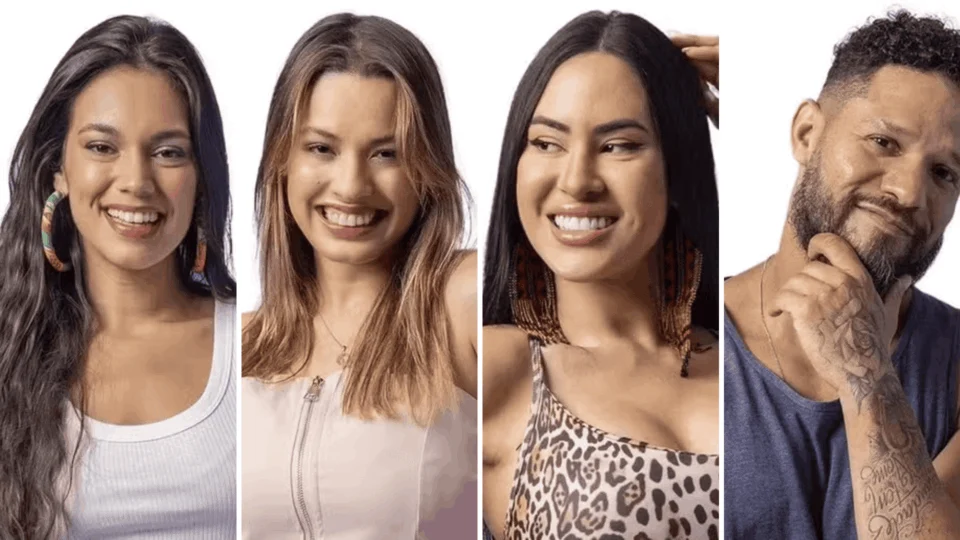 BBB 24: Isabelle, Juninho, Beatriz e Alane estão no 7º paredão