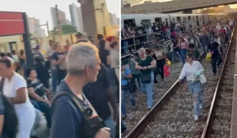 VÍDEO: passageiros mostra caos nos trilhos do metrô após falha em São Paulo