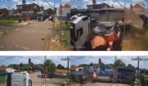 VÍDEO: trem descarrila e atinge casa após colidir com caminhão; assista