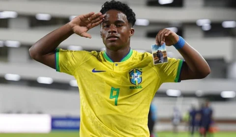 Endrick encabeça ranking de jogadores mais valiosos do Brasil