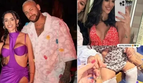 Neymar e Biancardi usam pulseiras iguais e reforçam rumores de reconciliação