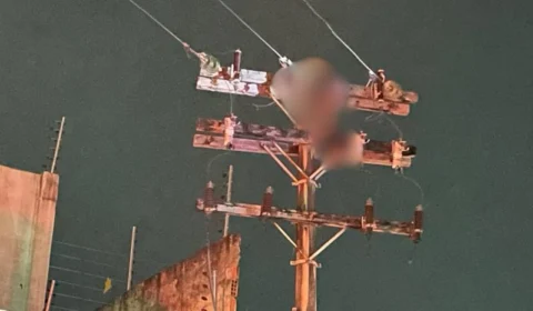 VÍDEO: homem morre eletrocutado ao tentar furtar fios de poste em Manaus