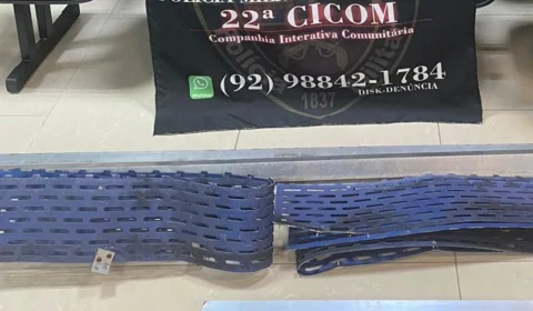 Homem é preso por furtar estrutura de agência bancária em Manaus