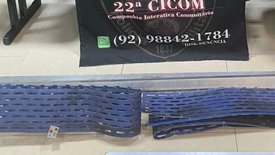 Homem é preso por furtar estrutura de agência bancária em Manaus