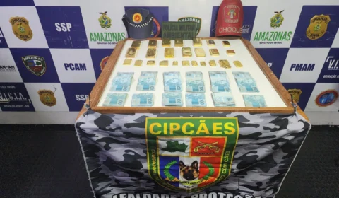 Coari-AM: barras de ouro avaliadas em R$ 4,7 milhões são apreendidas