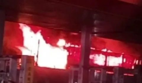 VÍDEO: incêndio atinge galpão de empresa de modulados em Manaus