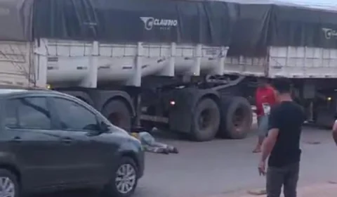 VÍDEO: ciclista morre atropelado por carreta em Rio Branco-AC
