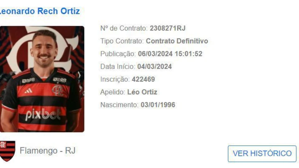 Flamengo: Nome de Léo Ortiz já aparece no BID