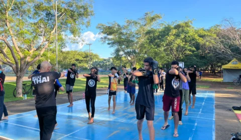 ‘Tatame da Vida’ reúne cerca de 50 jovens interessados em artes marciais em Palmas