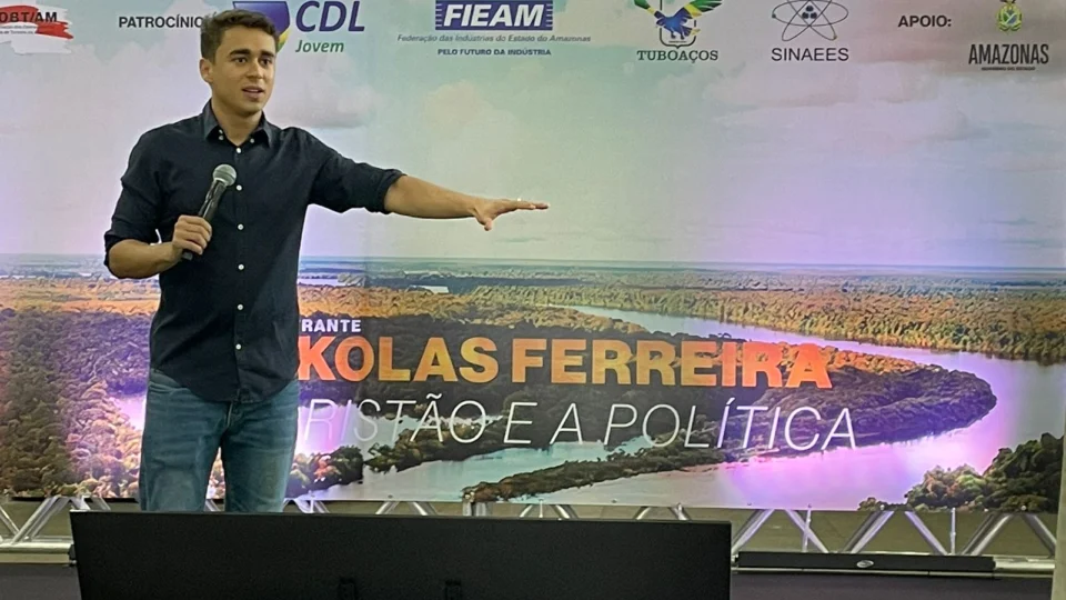 Nikolas Ferreira visita Manaus para fortalecer viés bolsonarista 