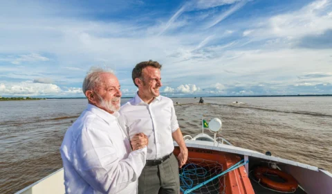 Lula recebe Emmanuel Macron em Belém; Acompanhe