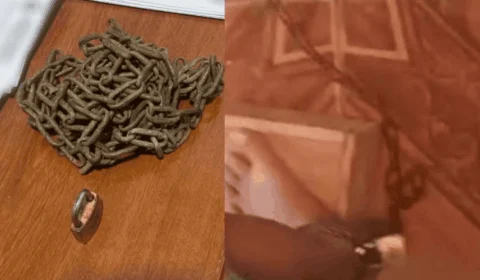 Mãe acorrenta filho de 10 anos por medo de envolvimento com drogas no AM