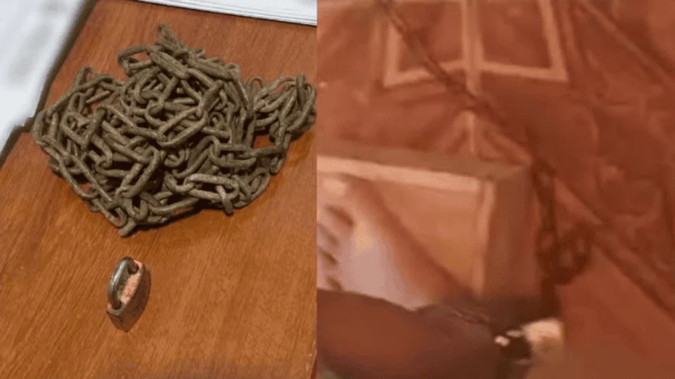 Mãe acorrenta filho de 10 anos por medo de envolvimento com drogas no AM