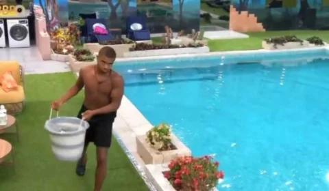 Davi tenta se vingar de Leidy e é impedido pela produção do BBB 24