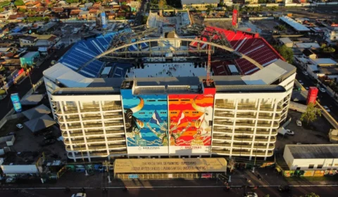 Bumbódromo recebe visita técnica para estreia do 57º Festival de Parintins