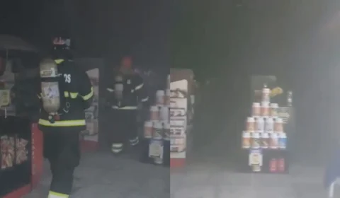 Princípio de incêndio atinge drogaria na zona Centro-Sul de Manaus