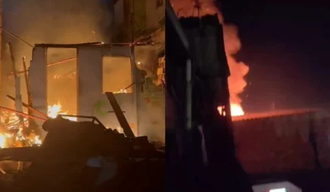 VÍDEO: incêndio atinge casa e assusta moradores em Manaus