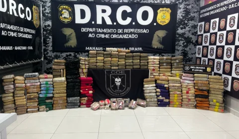 Grupo criminoso é preso com 300 kg de drogas na zona Oeste de Manaus
