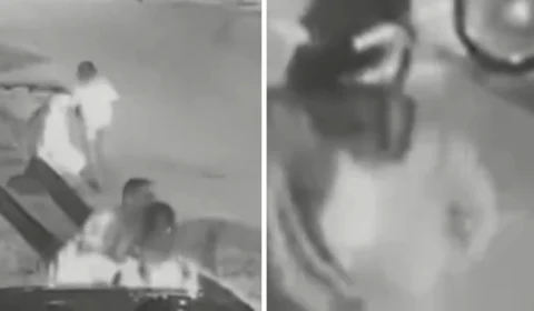 VÍDEO: bandidos causam pânico ao assaltar trabalhadores em Manaus