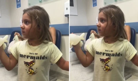 Criança encosta em lagarta e dor a faz pensar que morreria: “Eu vou morrer”