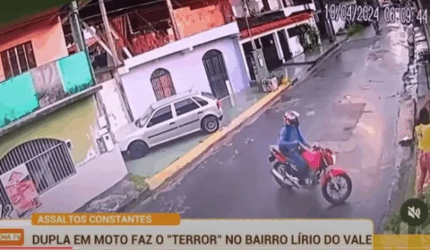 Vídeo revela onda de assaltos no Lírio do Vale