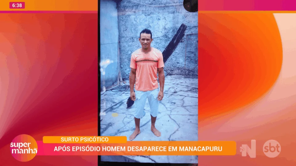 No AM, homem está desaparecido há uma semana após surto psicótico