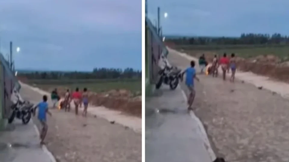 VÍDEO: homem coloca fogo no amigo após ser chamado de “corno safado”