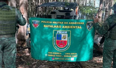 Policia Militar resgata peixes ornamentais e macaco no AM