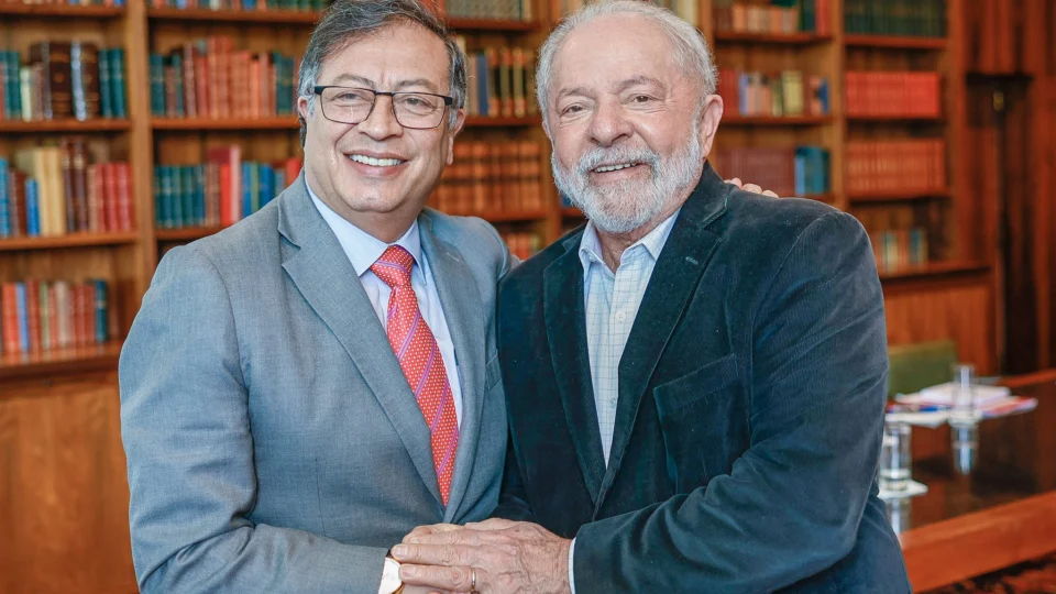 Lula se reúne com presidente colombiano, Gustavo Petro