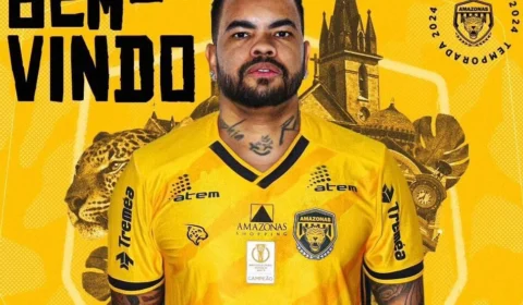 Amazonas anuncia Dentinho e mais três para o resto da temporada