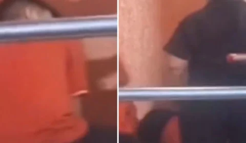 VÍDEO: funcionário de mercado é visto com joelho no pescoço de mulher em Manaus