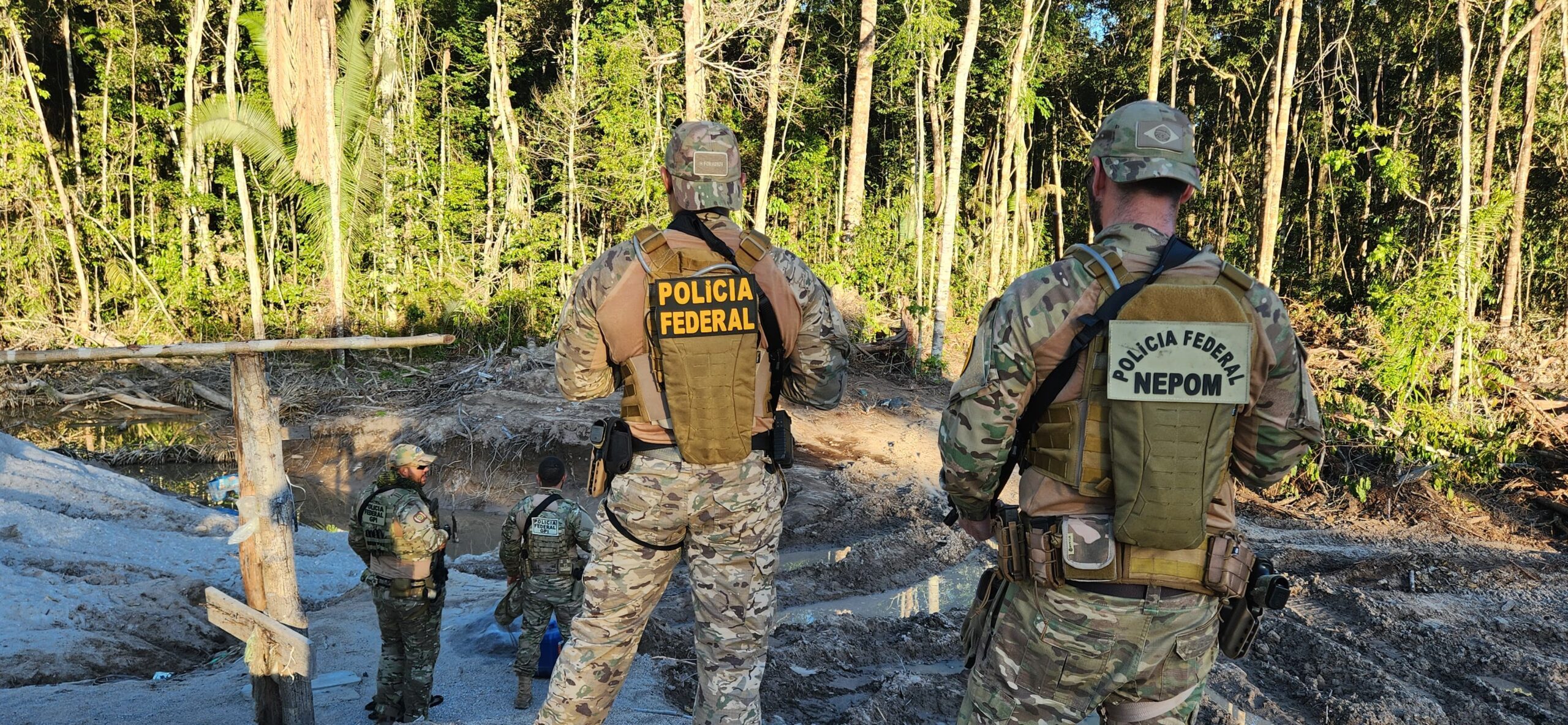 Garimpos ilegais foram desmobilizados pela PF durante a Operação Atalaia - Foto: Divulgação/Polícia Federal