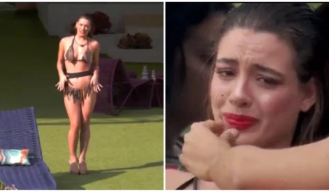 BBB 24: Beatriz coloca casa no ‘Tá com Nada’ após vestir cascas de banana