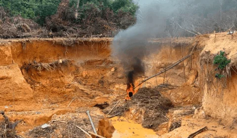 Terra Yanomami: força-tarefa desmonta 49 acampamentos de garimpeiros em RR