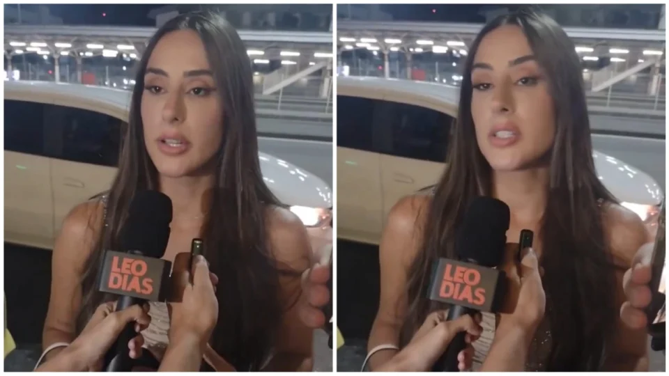 Deniziane é questionada sobre Matteus e Isabelle: ‘não vou responder’